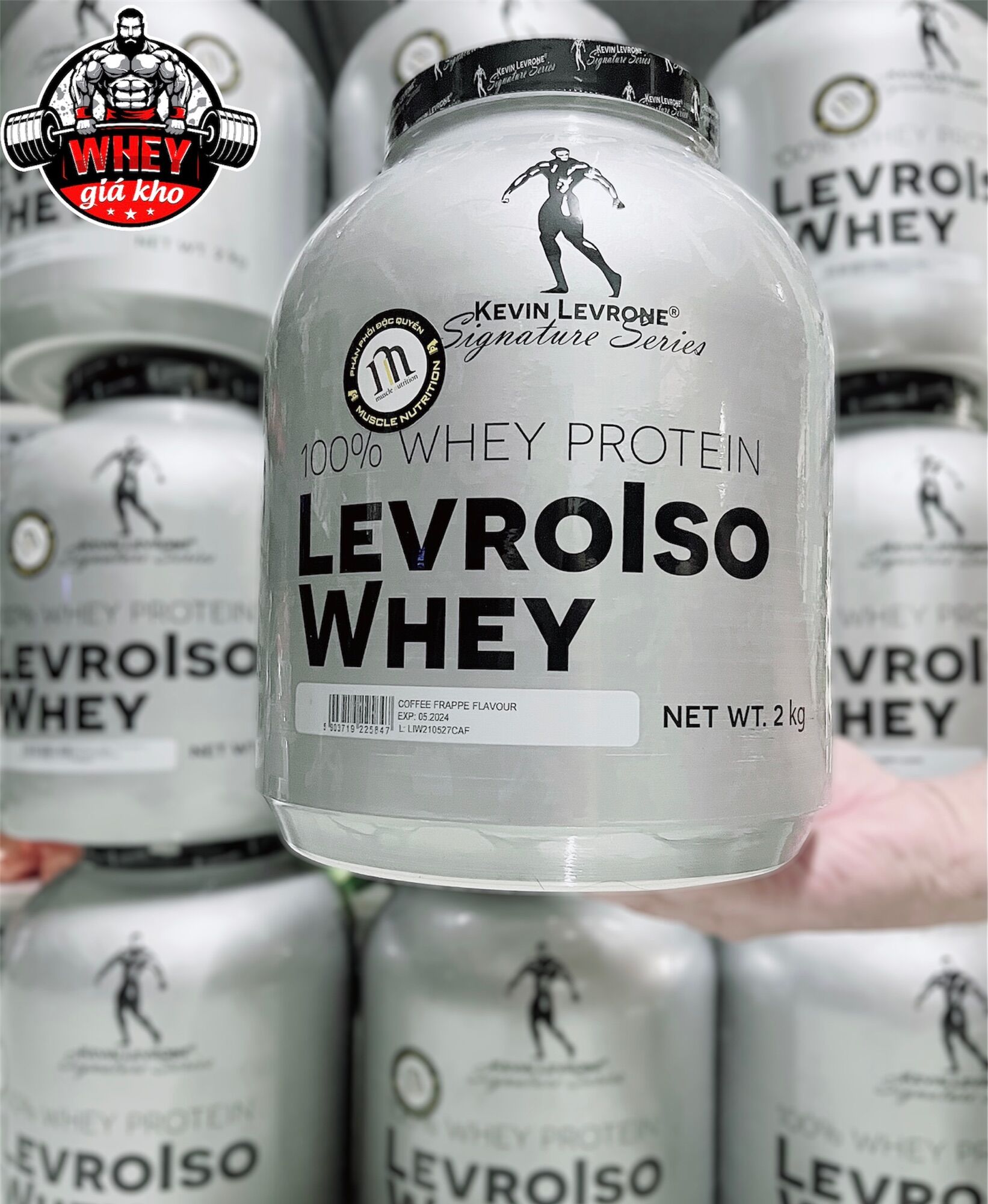 Whey Bạc - Sữa Tăng Cơ 100% Isolate Levrolso Whey Kevin Levrone (2Kg)