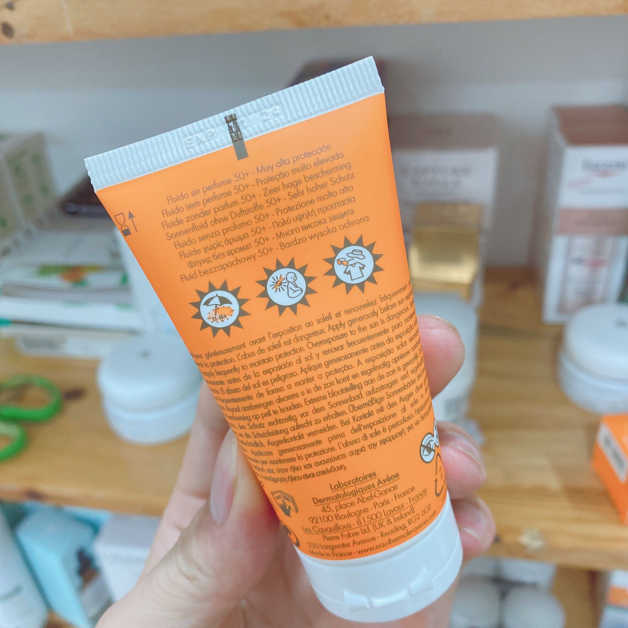 Kem chống nắng Avene Fluid 50ml mẫu mới