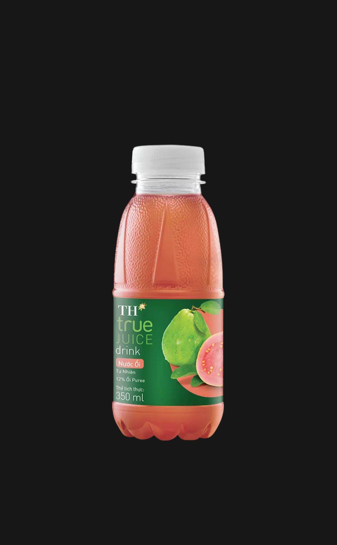 Thùng nước ép ổi TH true JUICE 350ml × 24 chai