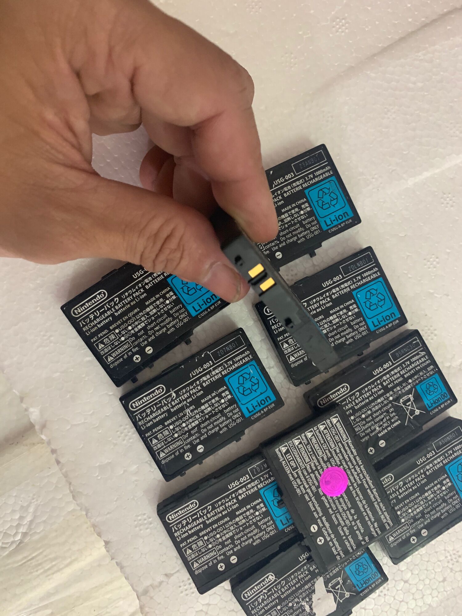 pin Nintendo Dslite bóc máy chính hãng dslite