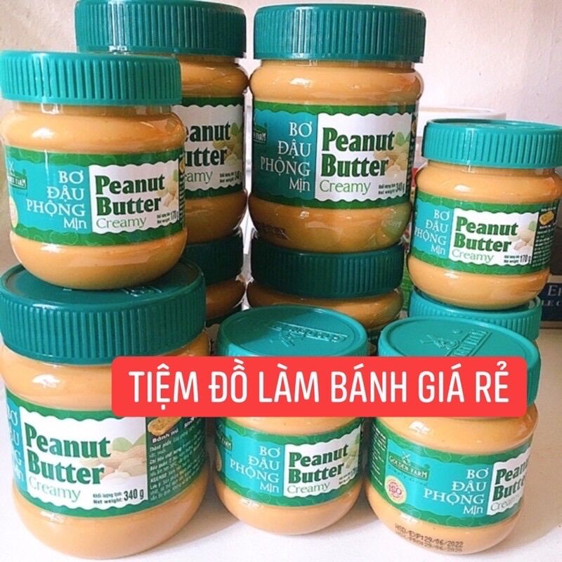 Bơ đậu phộng golden farm - bơ đậu phộng - 350gr