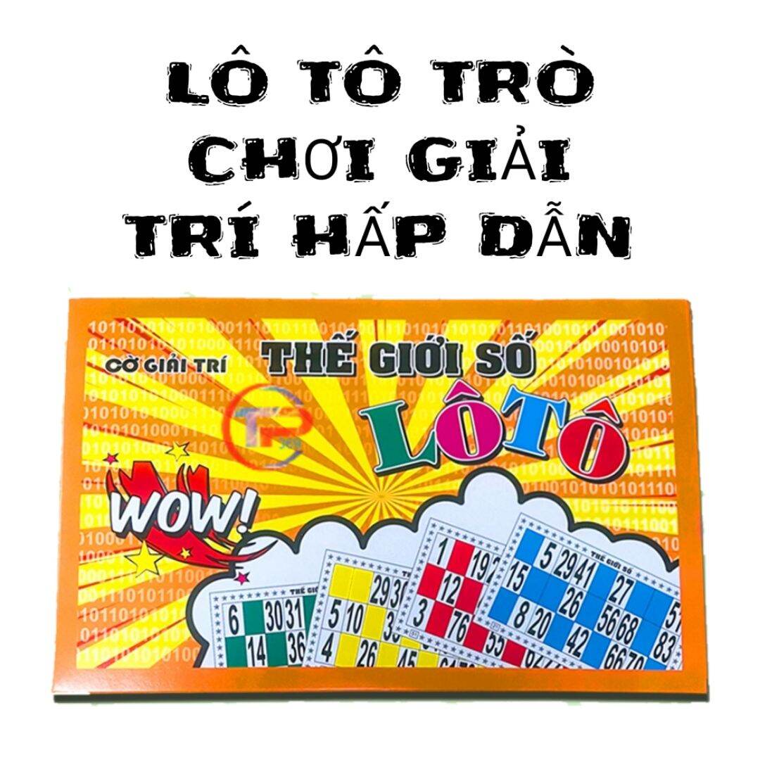 Bộ cờ lô tô thế giới số quân cờ gỗ tốt tân tân