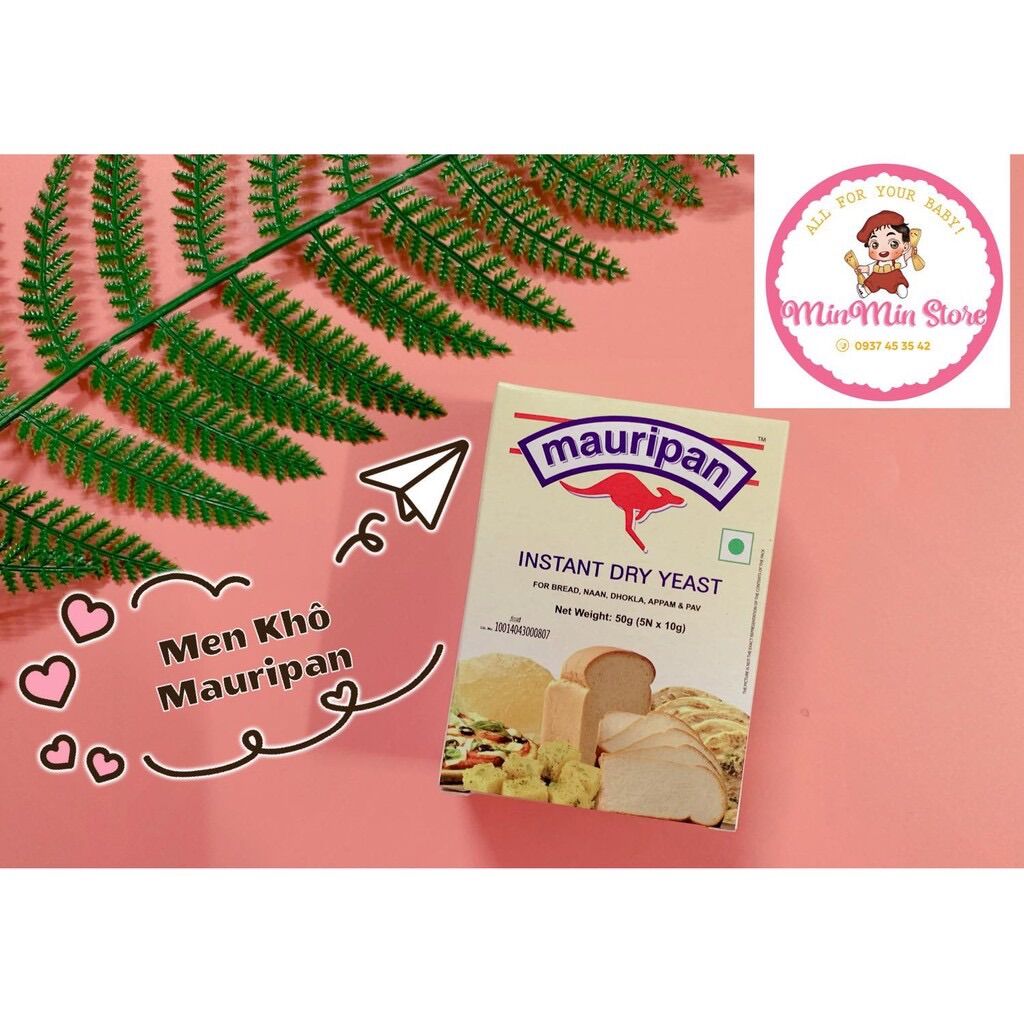 Men nở, men khô mauripan 5 gói