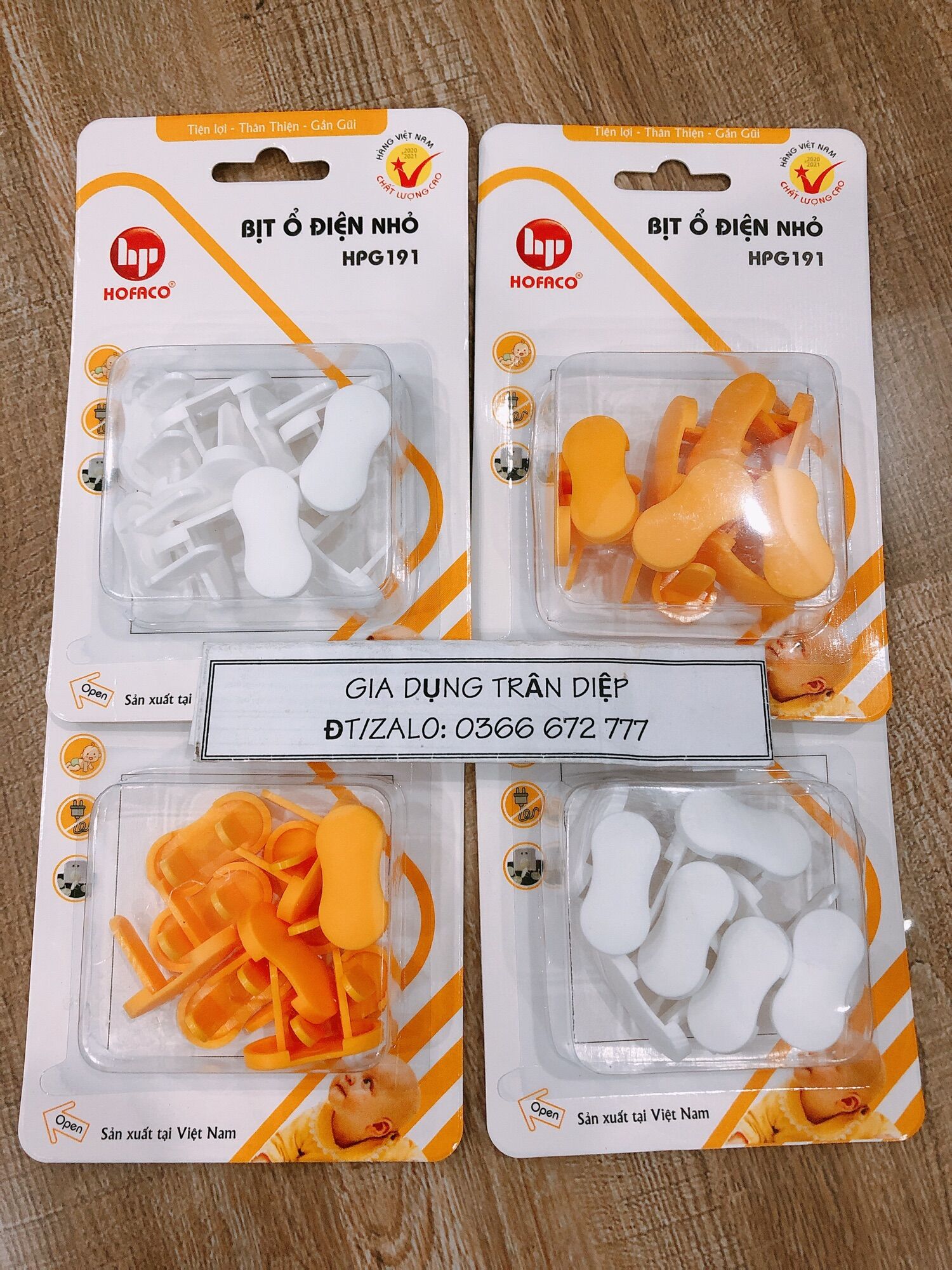 Bộ 10 bịt ổ điện 191 an toàn cho bé
