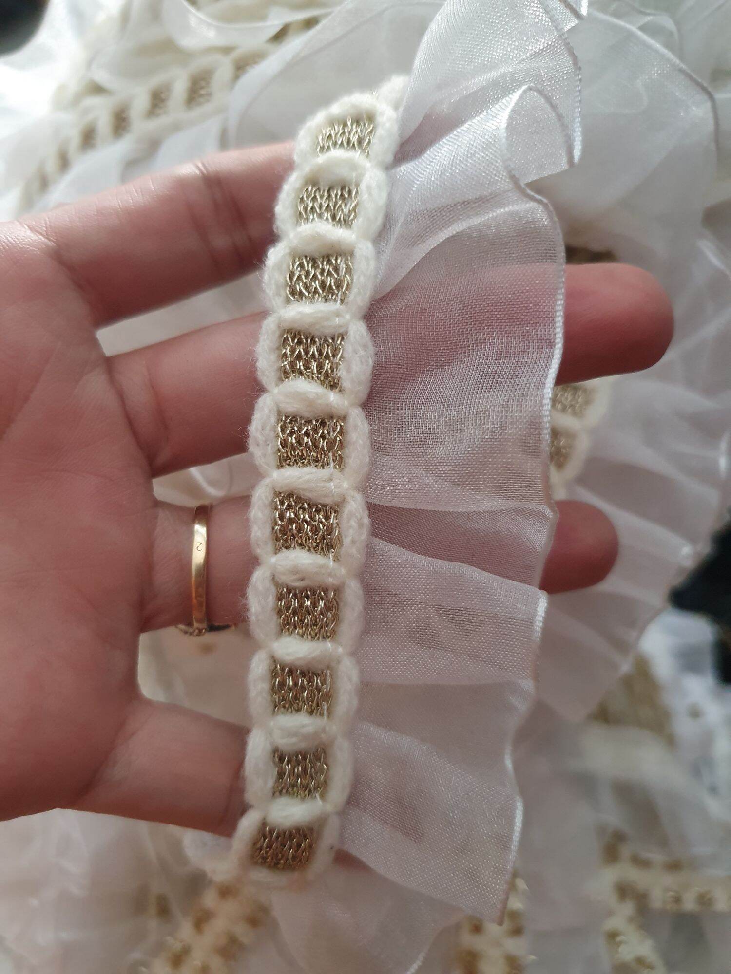 Dây ren nhún 3d pha phối siêu sang