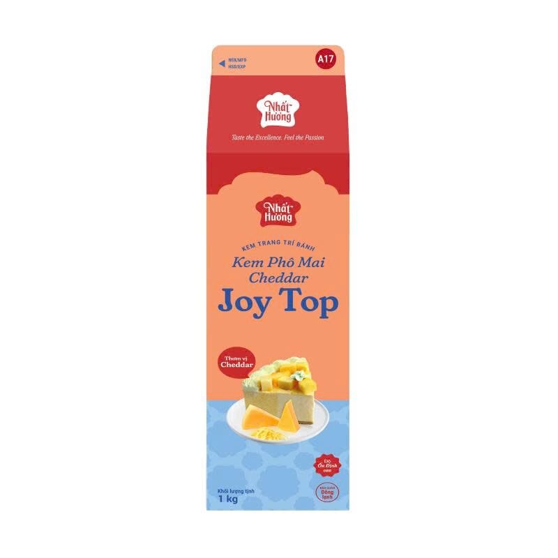 Kem topping phô mai cheddar Joy Top TNH 1kg