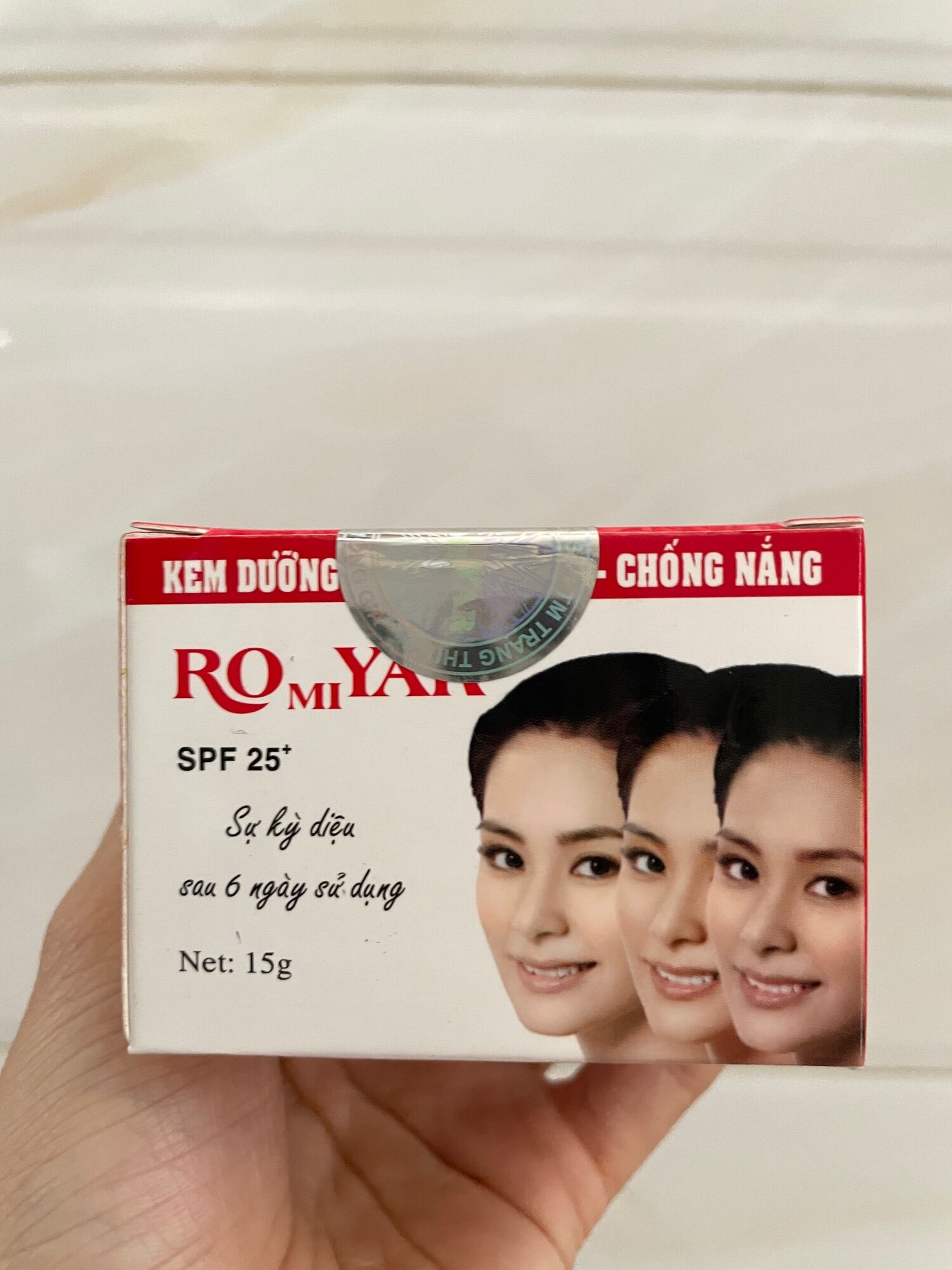(Sỉ) Kem Romiyar trắng da mặt chống nắng 15gram