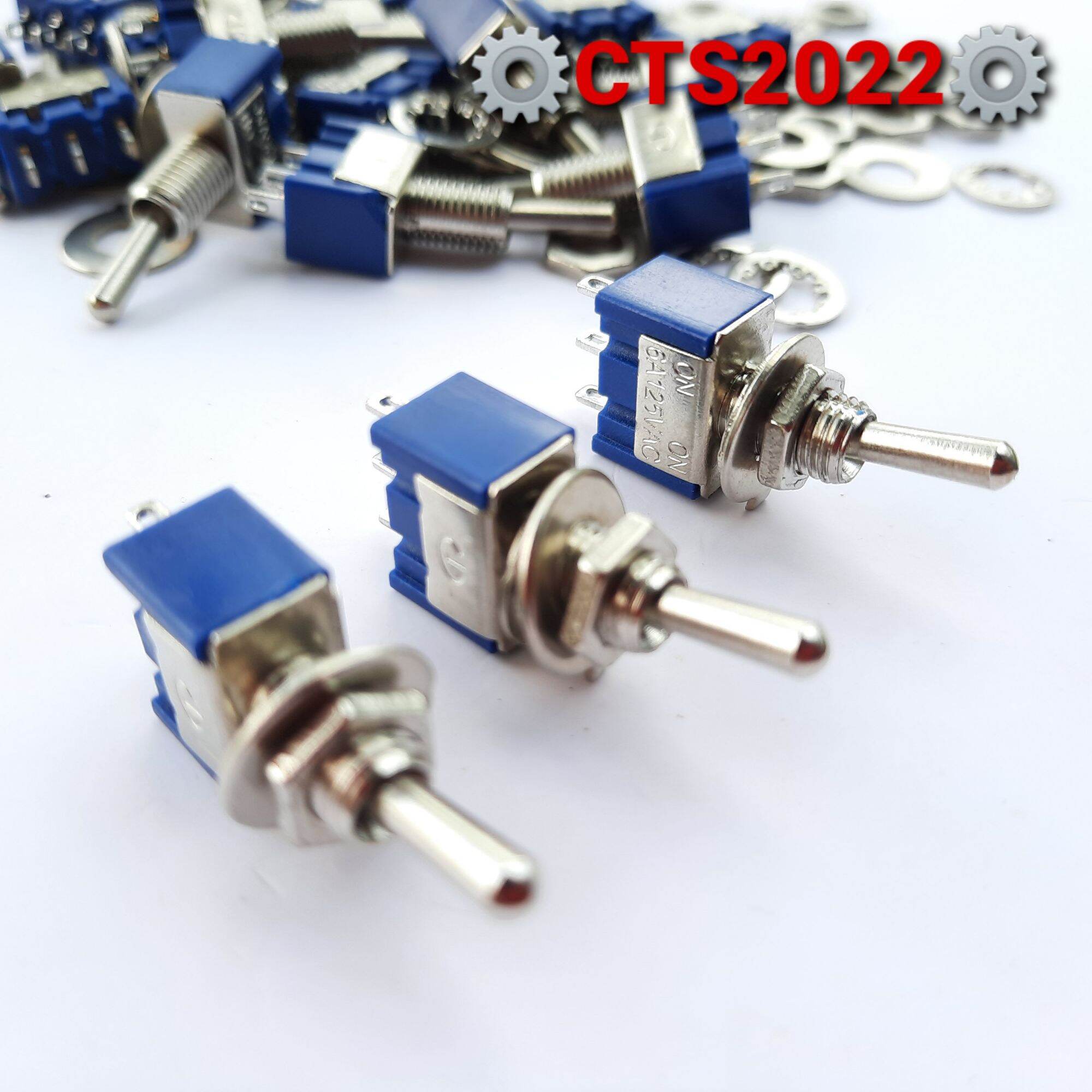 Công tắc tay gạt 125v-6a 3 chân