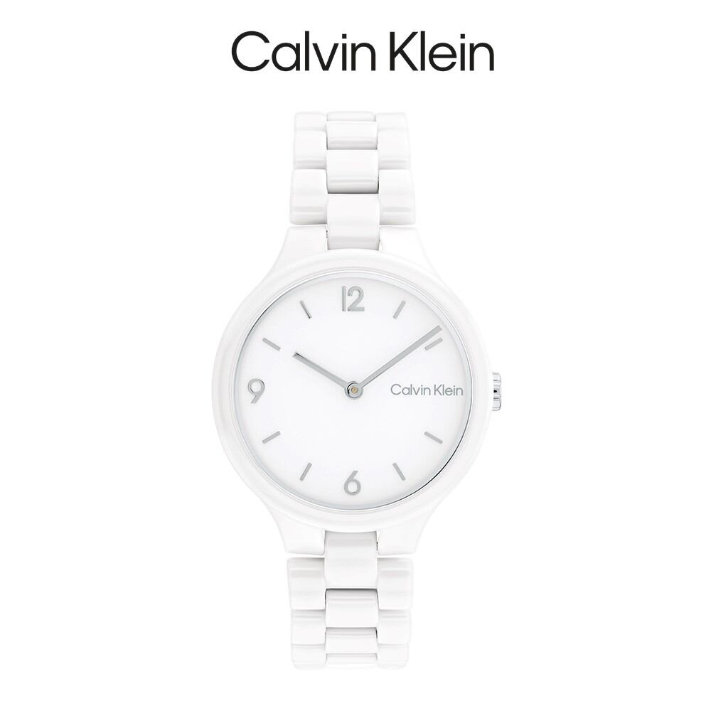 Đồng hồ calvin klein nữ dây kim loại ss22 - linked ceramic ck 25200076 - 32mm