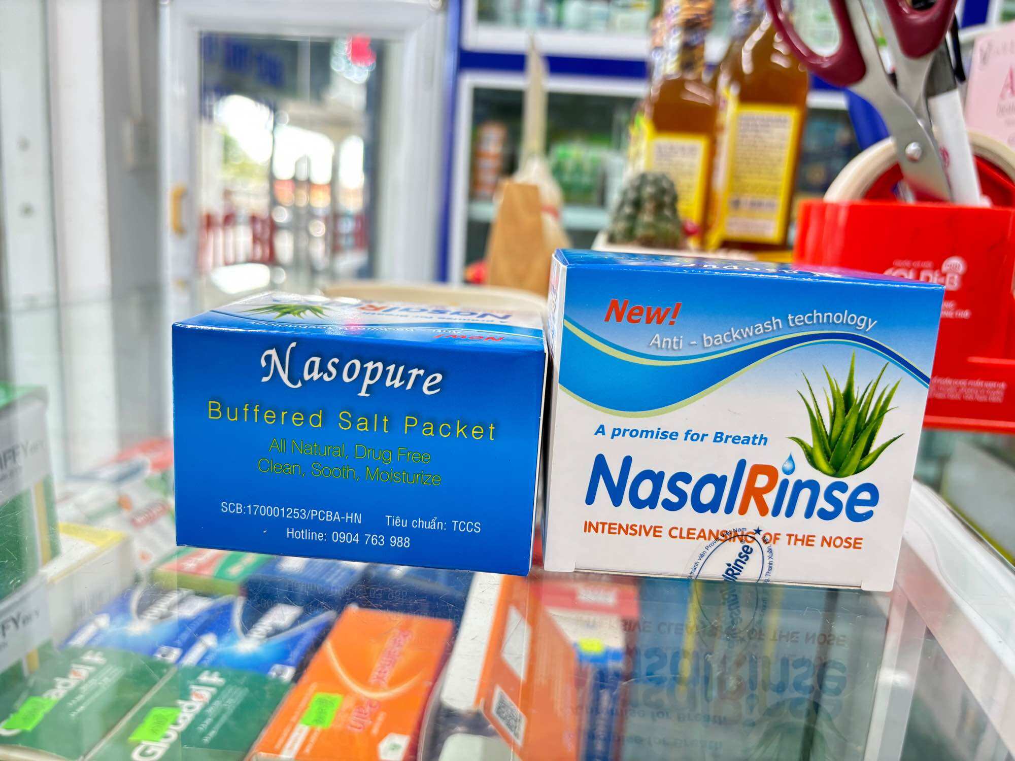 NasalRinse Bình và muối rửa mũi