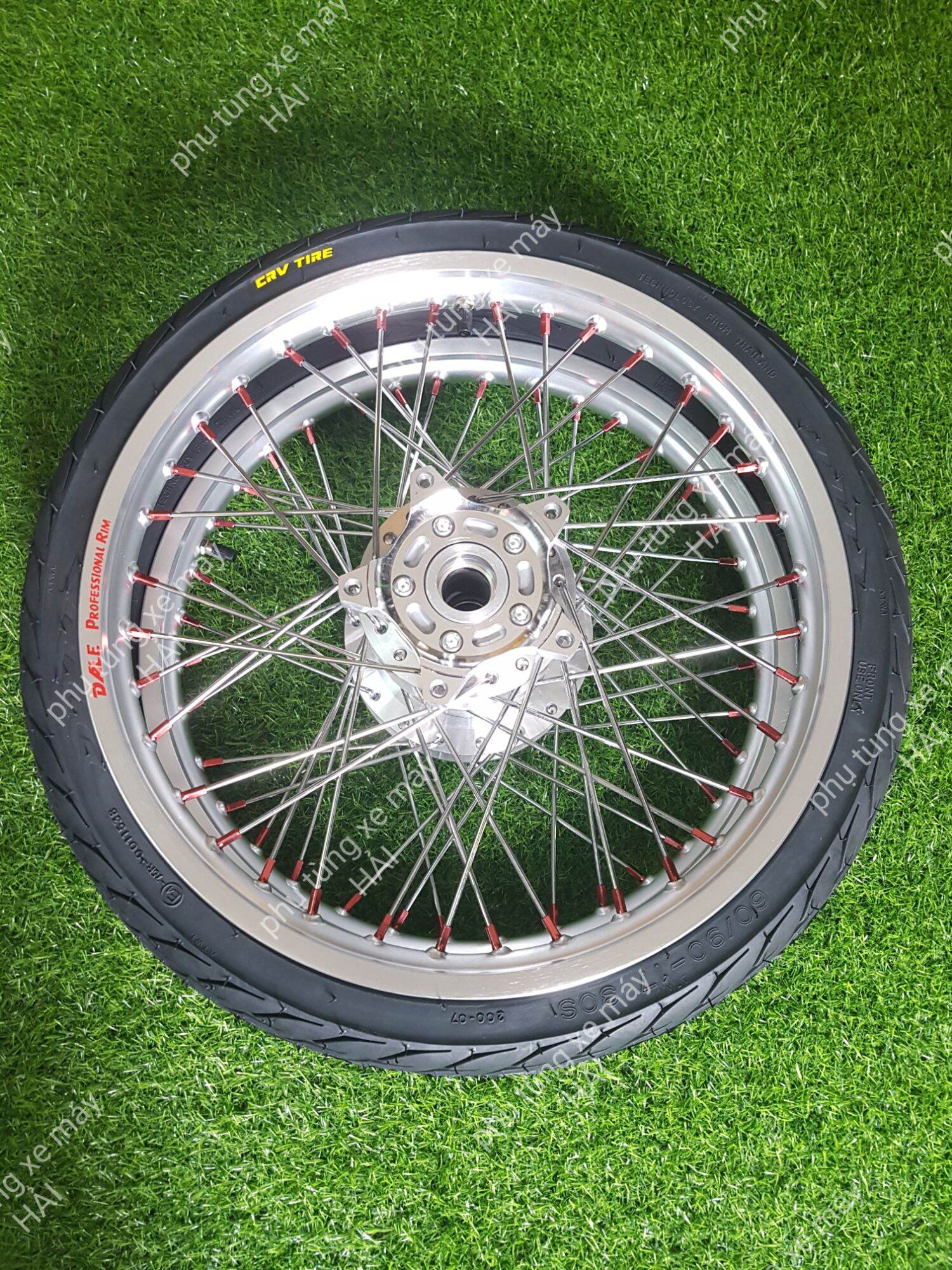 Bánh căm EXCITER 150 đùm mạ CROM căm mạ CROM  Niềng nhôm thái FULL vỏ ruột CRV hông nhỏ 60/70 lắp như ZIN không cần chế HTH01 MSP 2279