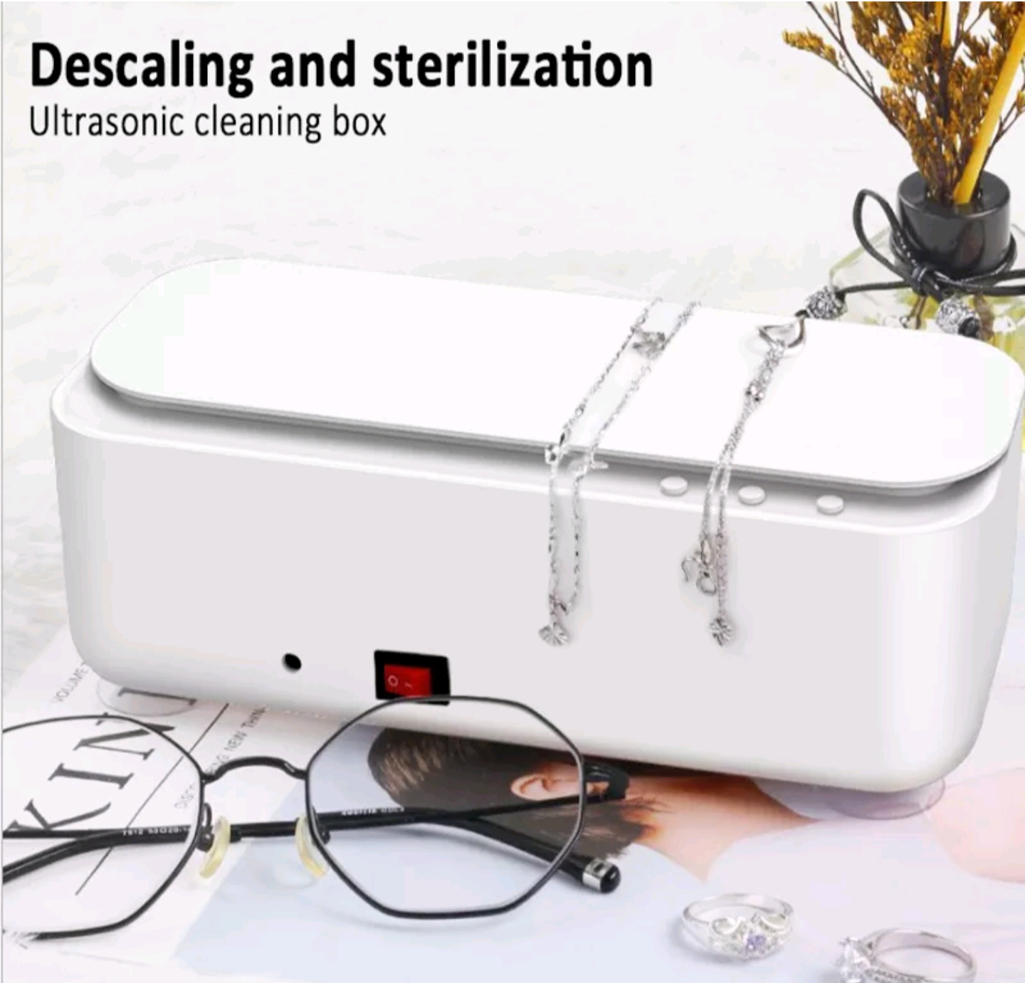 Bộ máy dụng cụ làm sạch kính mắt đồng hồ đồ trang sức và các vật dụng khác thông minh