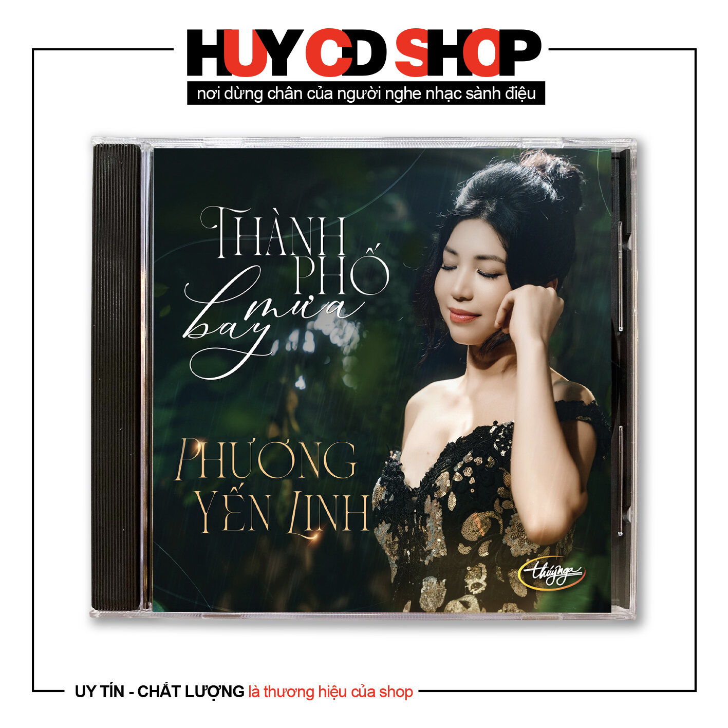 Đĩa CD Phương Yến Linh Thành phố mưa bay Nhạc vàng trữ tình Bolero Đĩa lòng Trắng Chất Lượng cao Âm Thanh chuẩn HUY CD SHOP
