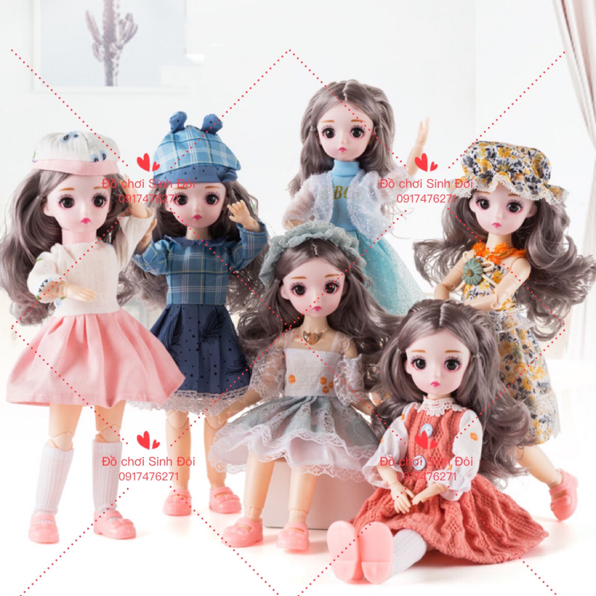 Búp bê  30cm ( loại mập ) - 1 con ngẫu nhiên