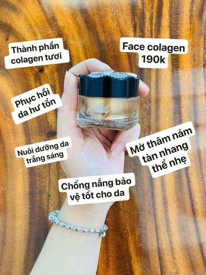 Kem face trắng da jenlly