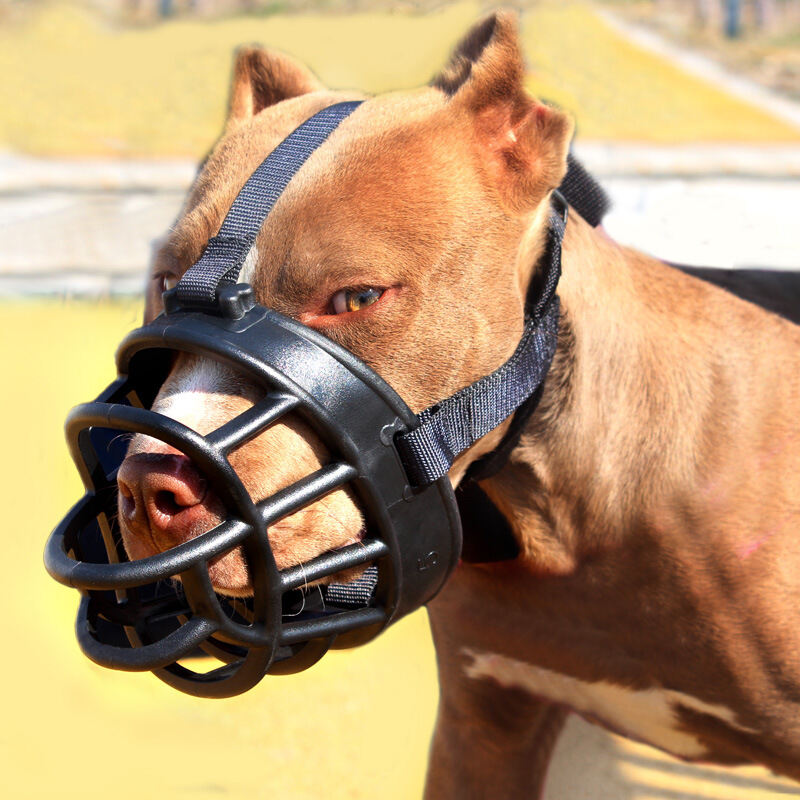 Rọ Mõm Chó Silicon Chống Cắn BẮT NẠT Chụp Hình Chó Chó Chó Vừa Và Lớn Rottweiler Lồng Lông Vàng Bit