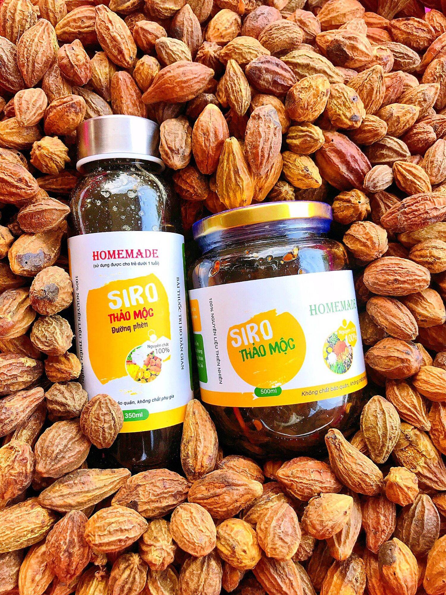 Siro ho thảo mộc home made hũ lớn 500ml