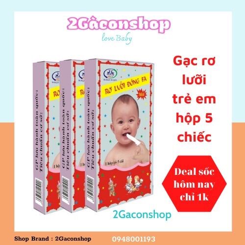 Rơ lưỡi trẻ em Đông Pha (Sét 50 chiếc)