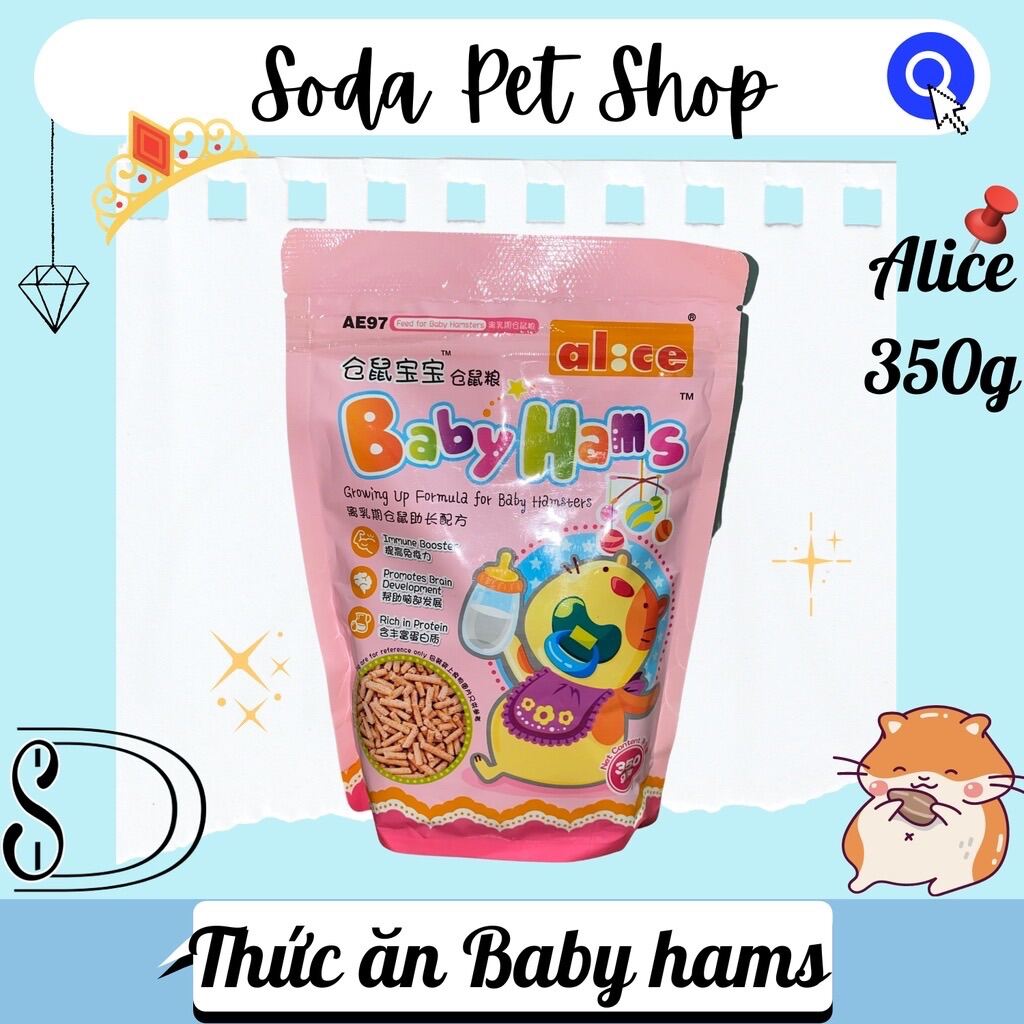Thức Ăn Cho Hamster Baby Hãng Alice 350g