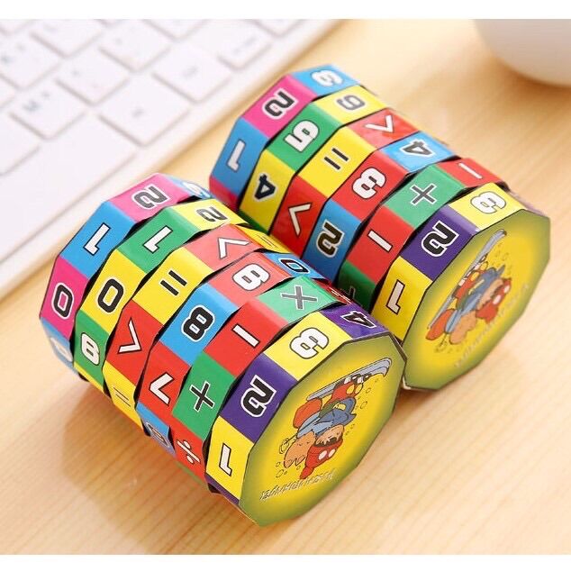 Đồ Chơi RUBIK Toán Học Cho Bé Giải Đố vừa chơi vừa học, phát triển tư duy logic cho bé