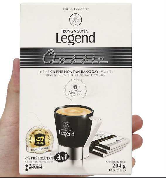 Legend Trung Nguyen Instant Coffee 204g with Extra Gift