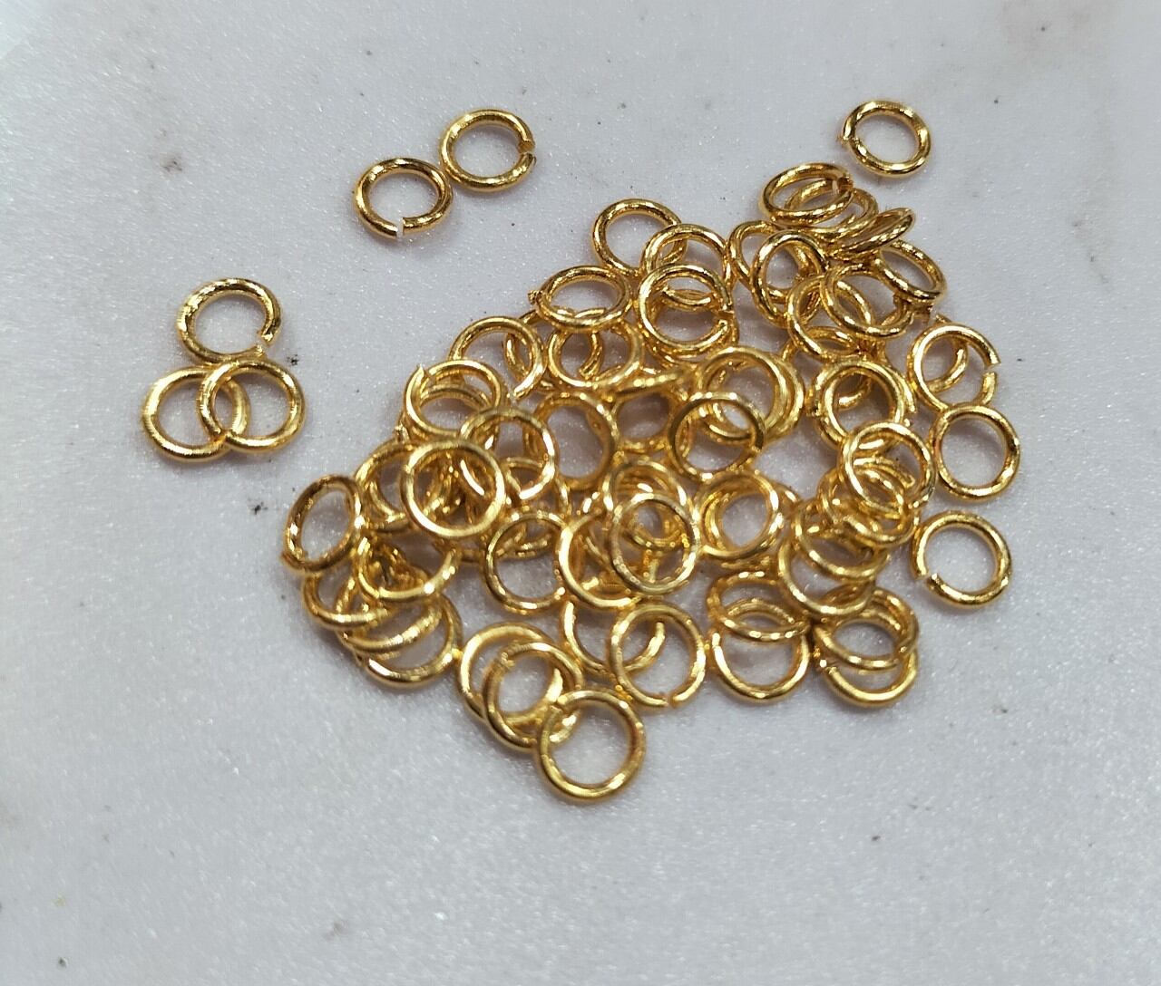 Khoen bạc s925 xi vàng làm vòng handmade