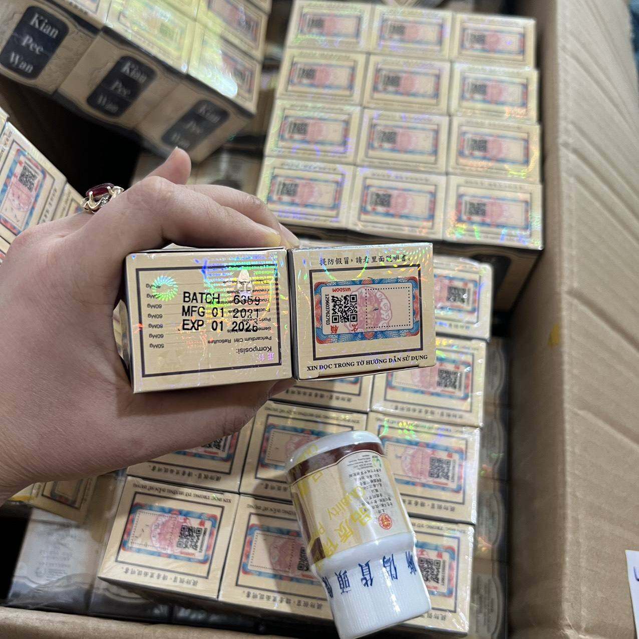 Giá Bán Buôn 10 Hộp Tăng Cân kian Pee wan_kiện tỳ hoàn chính hãng