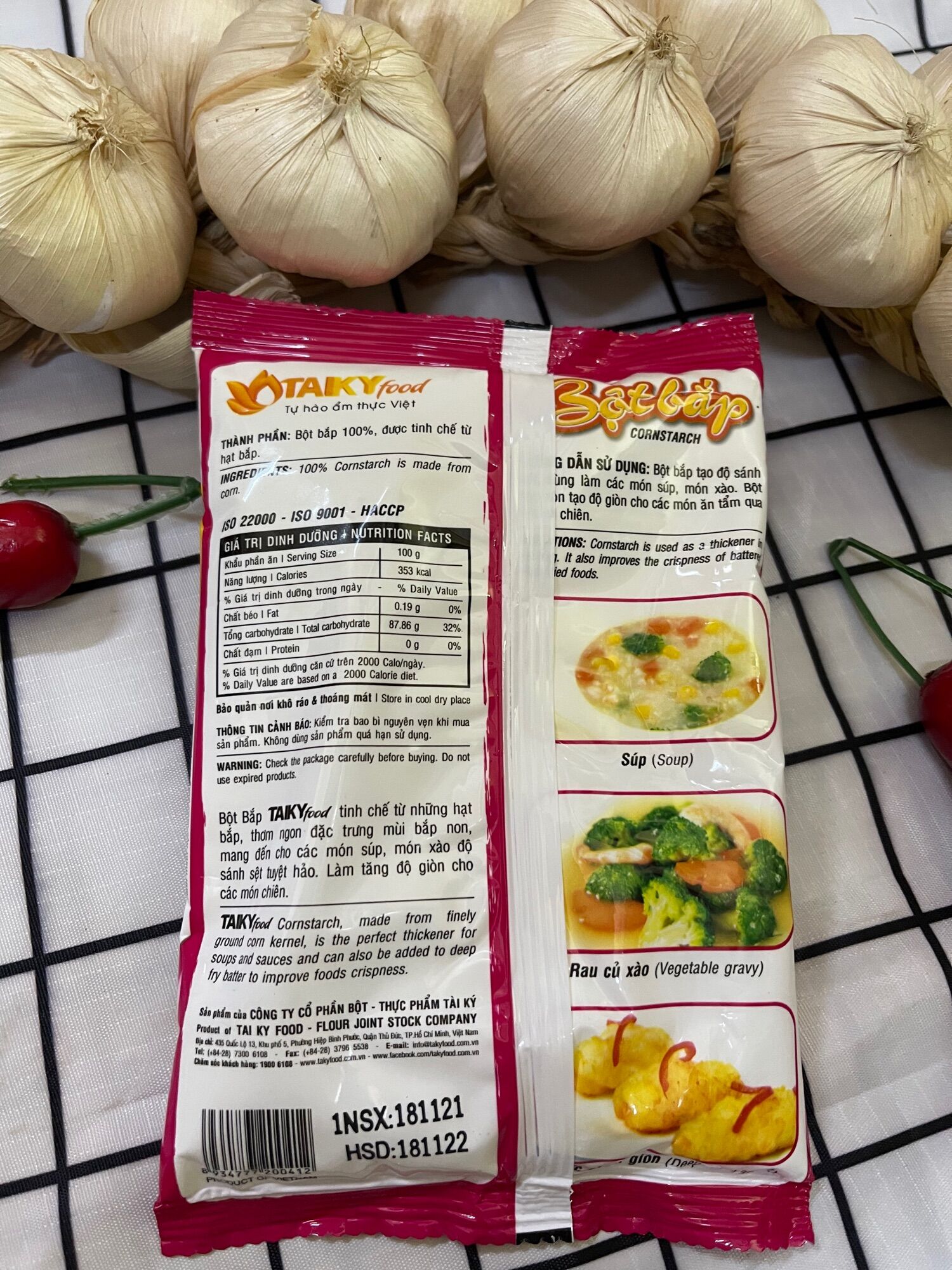 BỘT BẮP  ( BỘT NGÔ ) TÀI KÝ 150GRAM