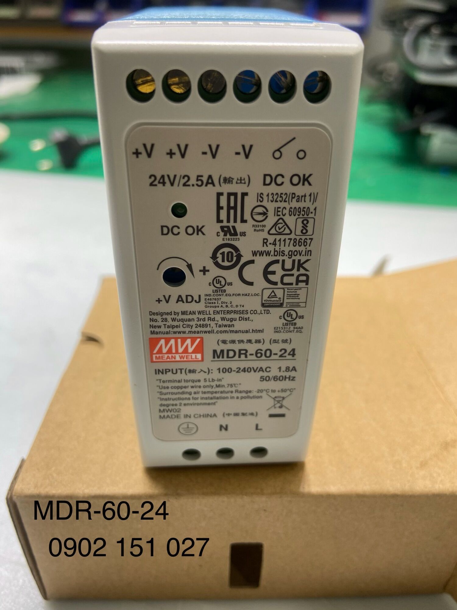 Nguồn meanwell mdr-60-24