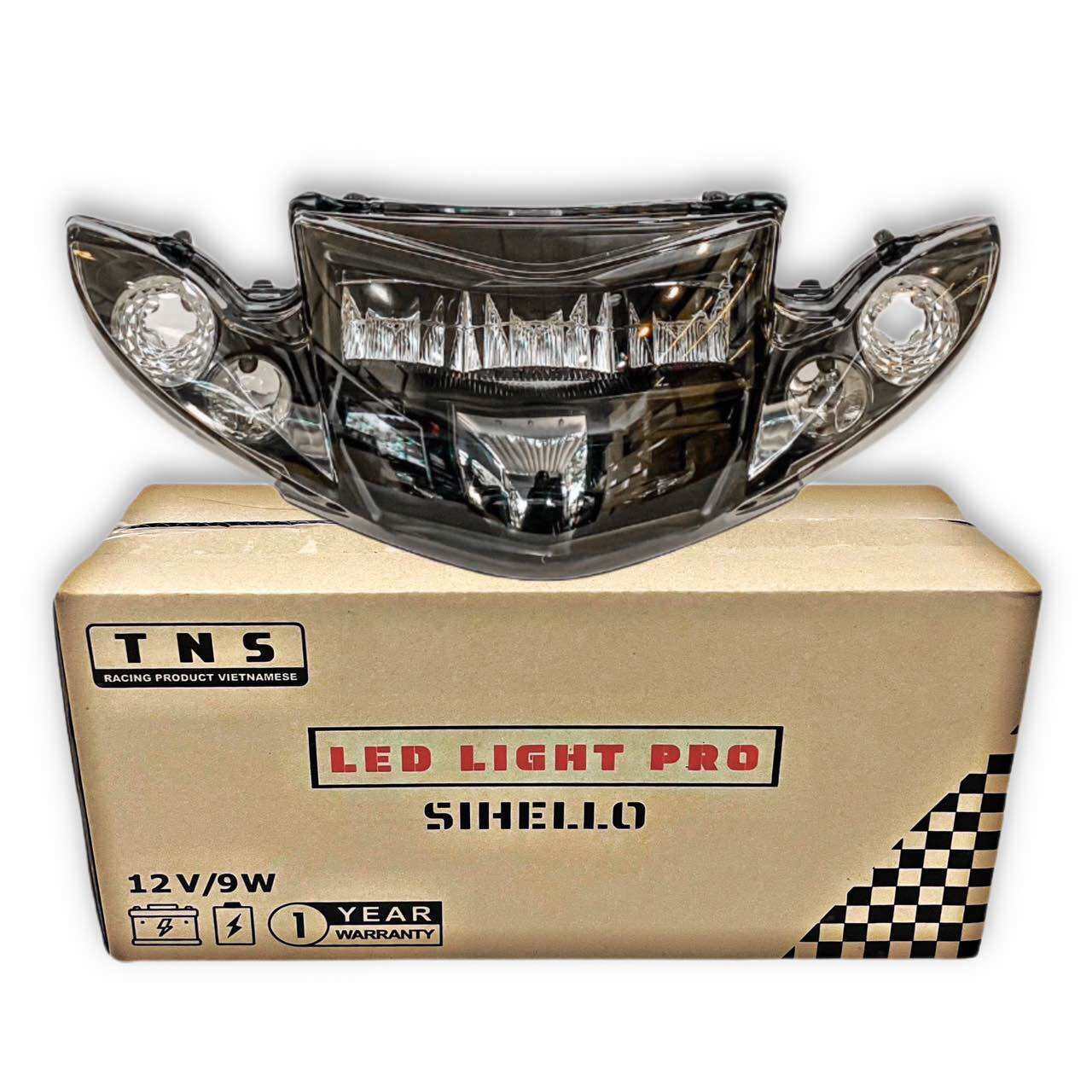 Pha đèn 2 tầng sirius - Led Light Pro sihello [Tặng demi]