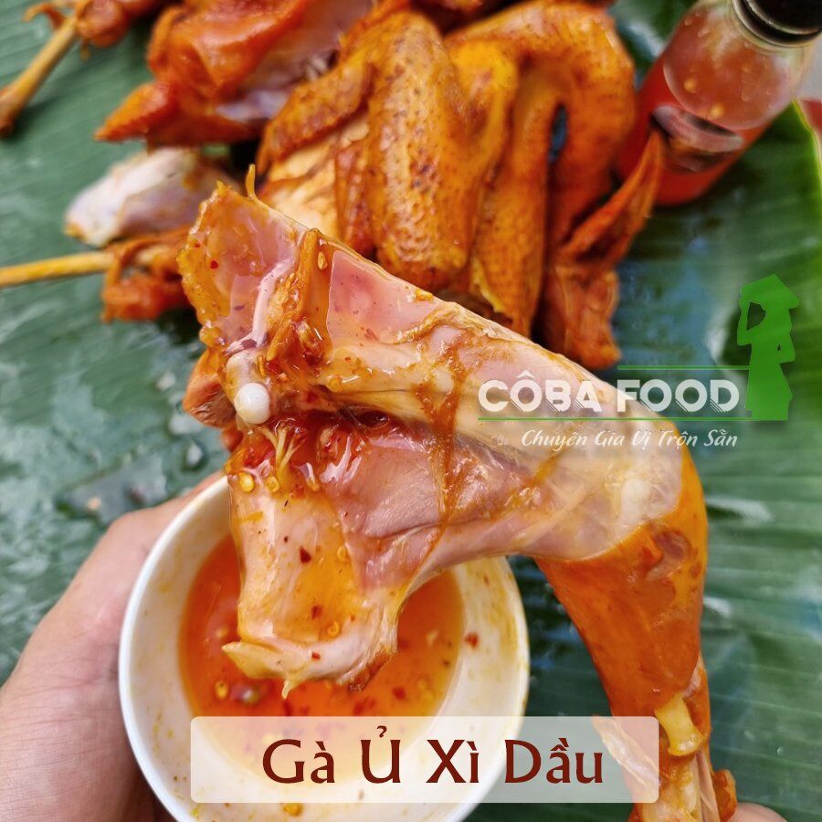 Combo 2 set gia vị ( gà ủ muối + gà ủ xì dầu)