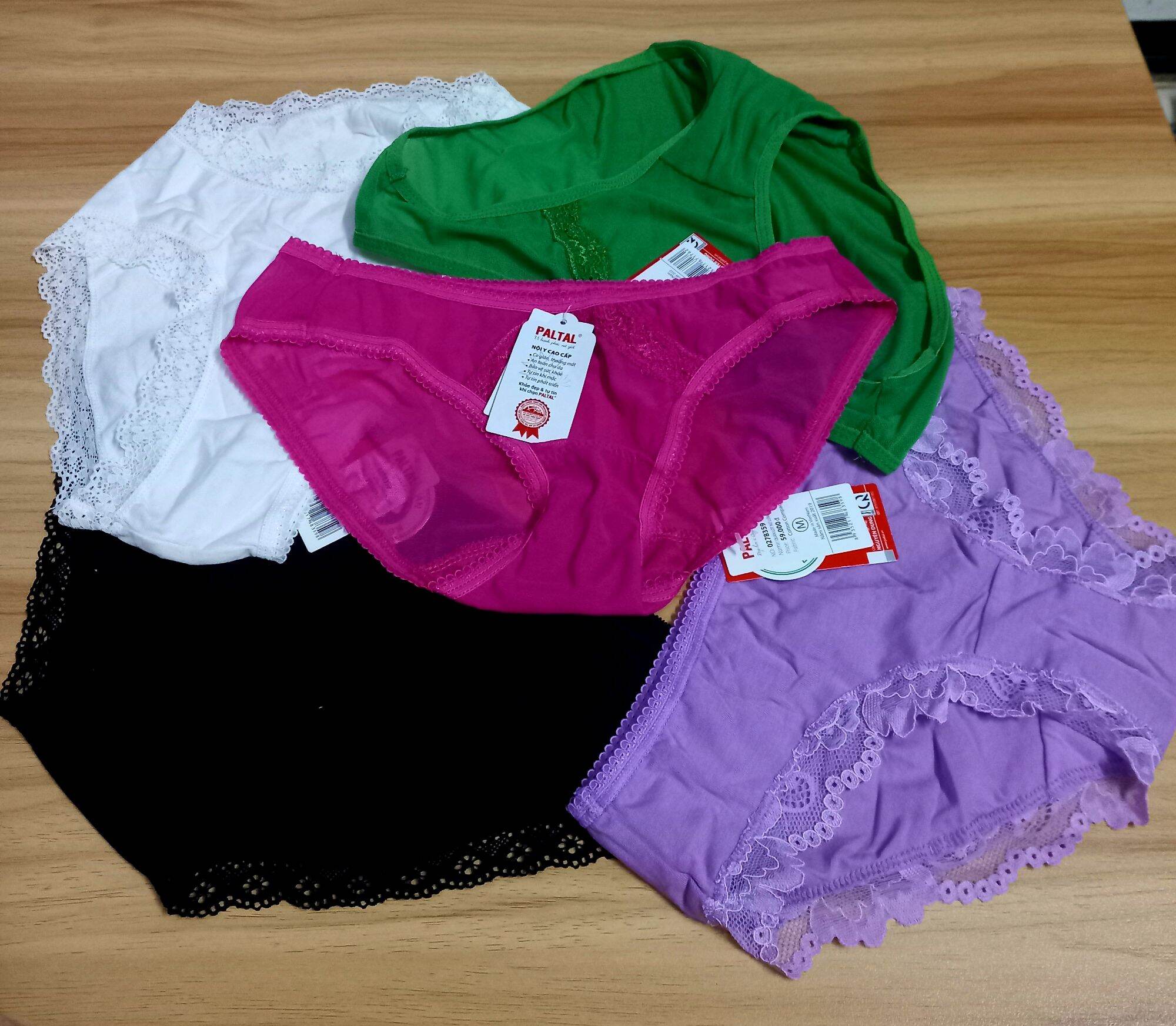 Combo 5 quần lót Paltal đủ màu seri M