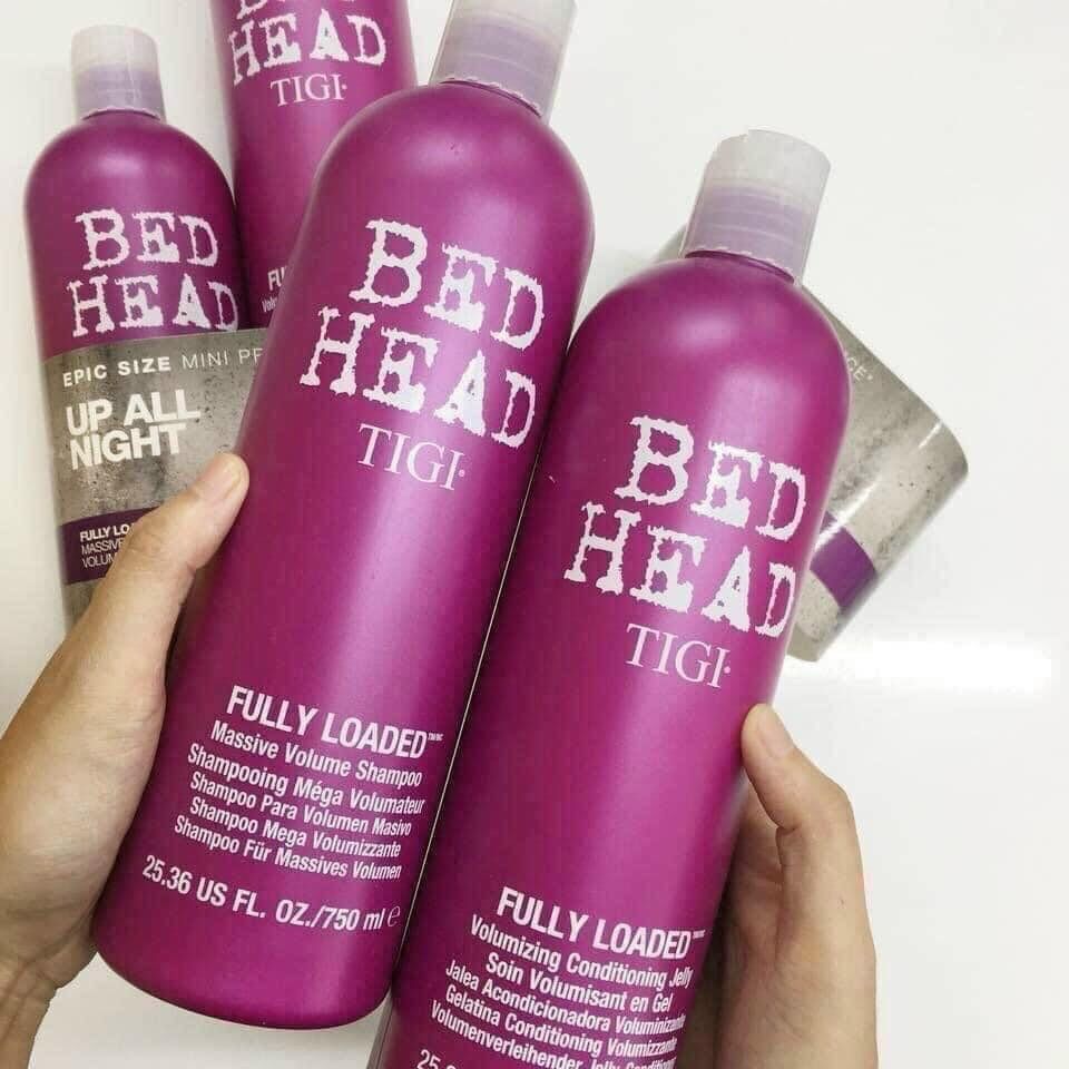 Cặp Gội Xả Tigi Tím 750ml làm phồng tóc