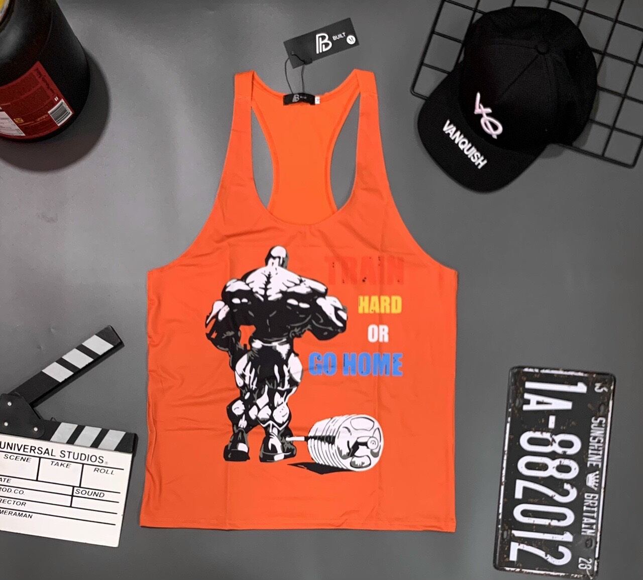[giảm sốc] Áo ba lổ gym nam phom body cực chất