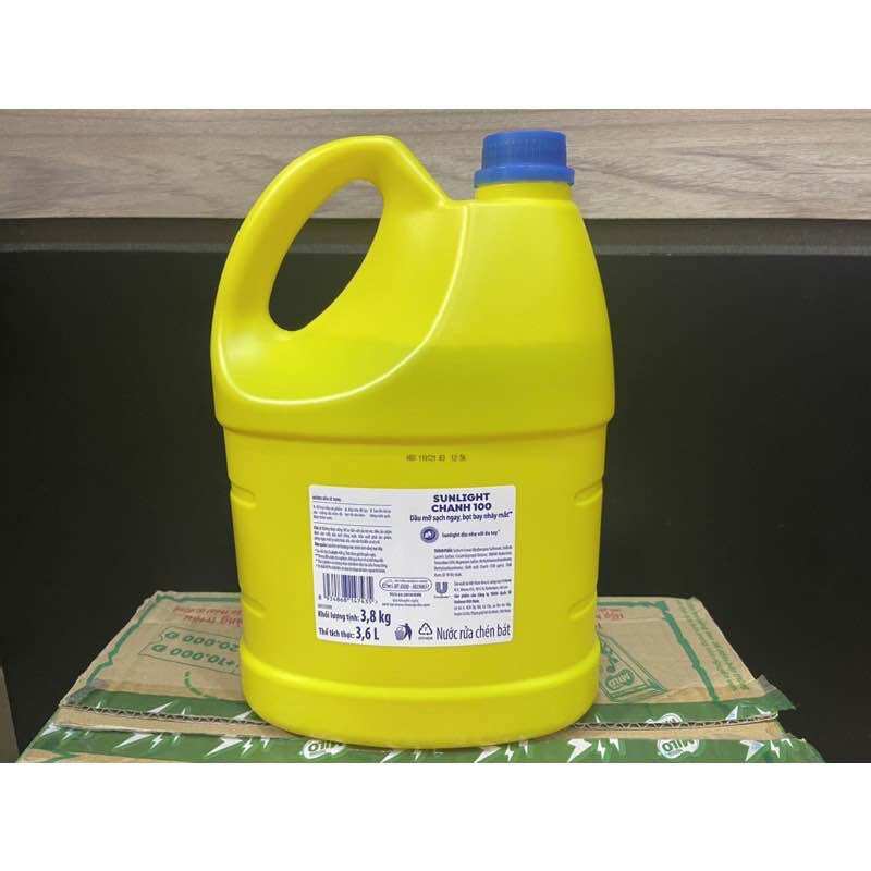 Nước rửa chén hương chanh can 3.6kg(1/c)