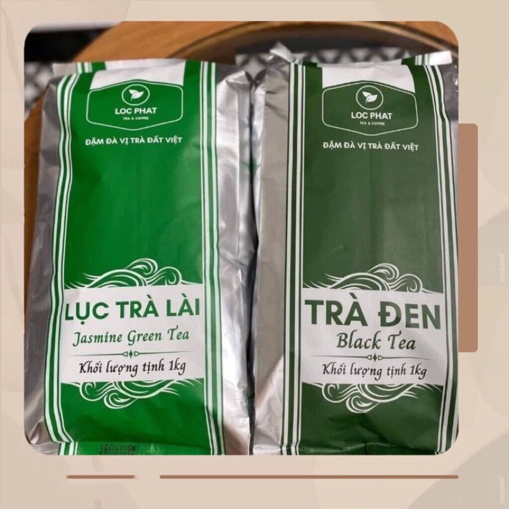 TRÀ ĐEN LỘC PHÁT 1KG PHA TRÀ SỮA(mẫu mới)