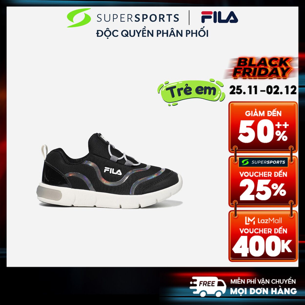 FILA Giày sneakers trẻ em Starflash 3XM02357F-001