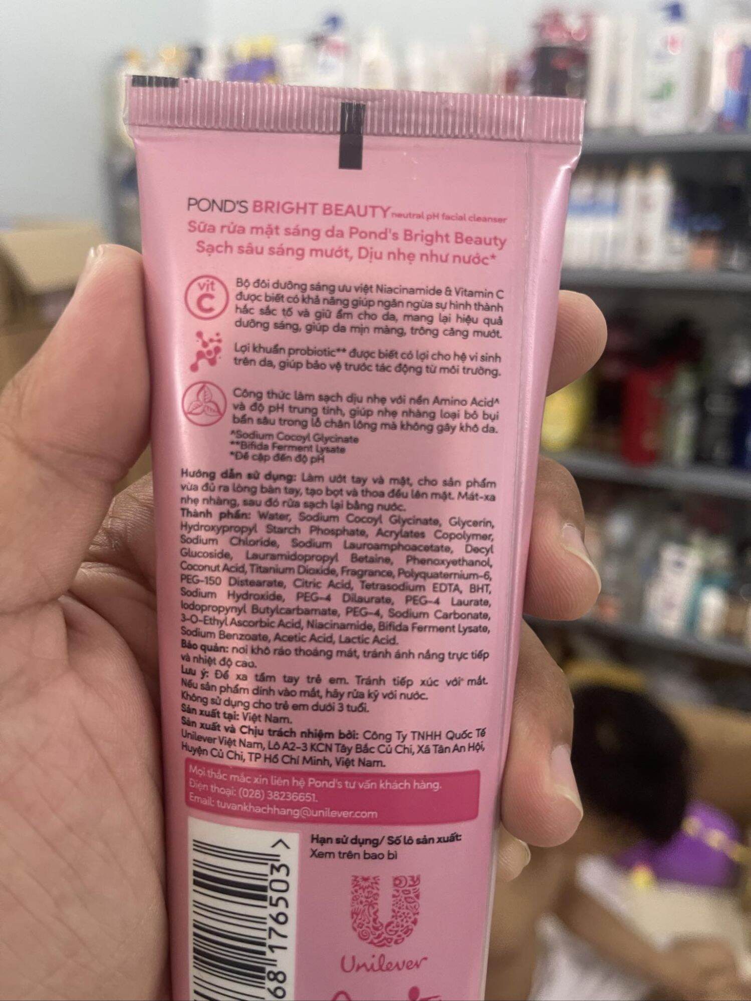 sữa rửa mặt pond's sáng mịn 100g