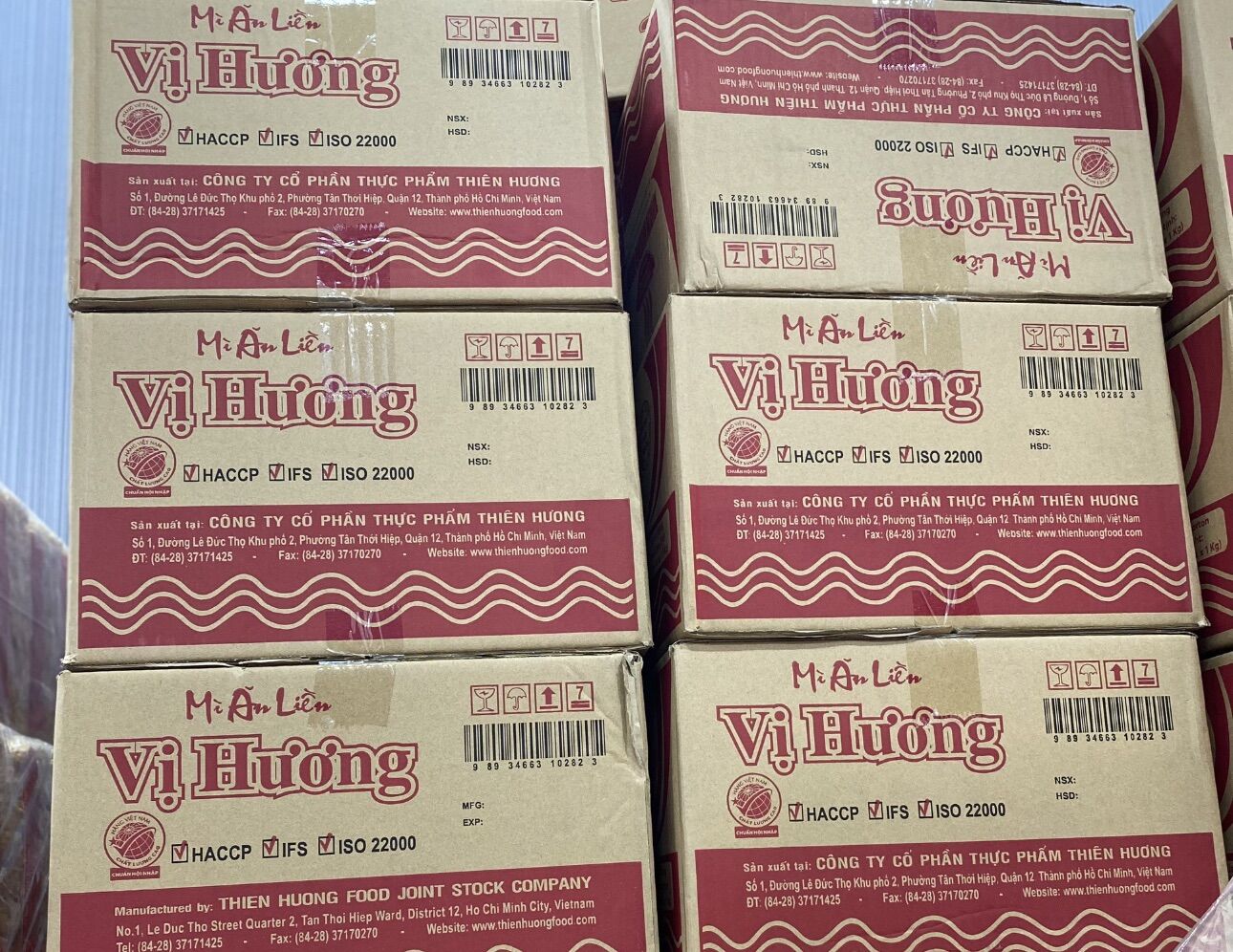 Túi mì ký Vị Hương 1kg ( 16 vắt + 10 gói bột nêm )