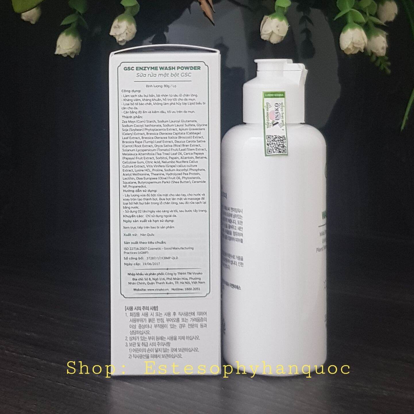 Sữa rửa mặt dạng bột GSC Hàn Quốc