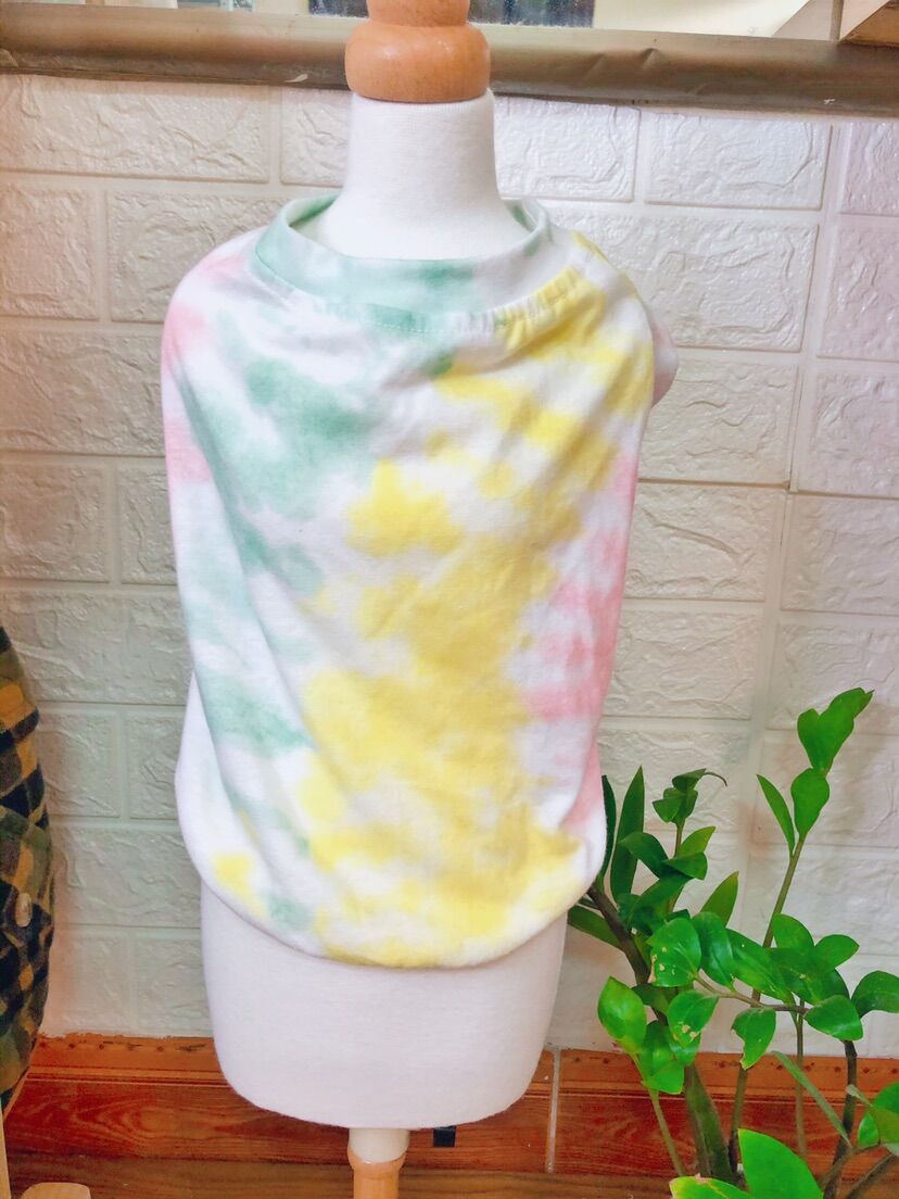 Áo ba lỗ cotton loang chó mèo