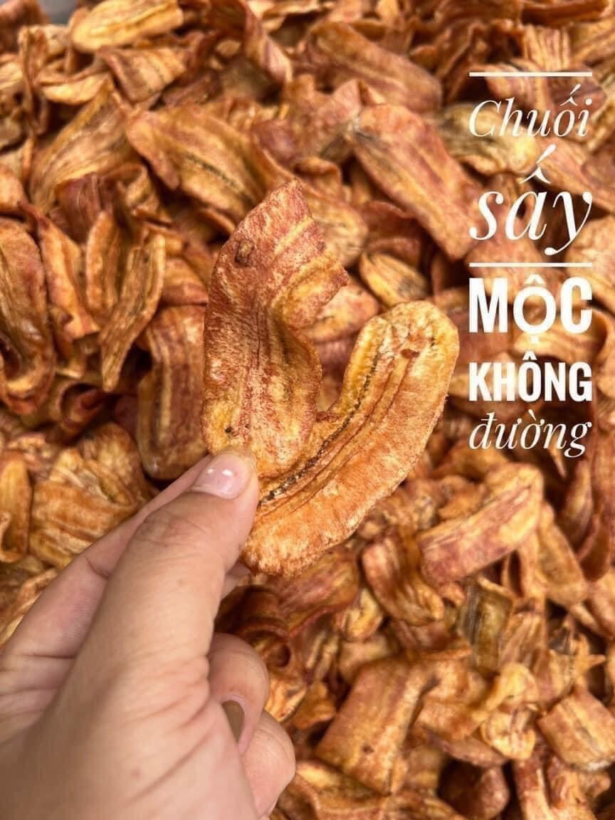 Chuối sấy gia lai không đường 1kg