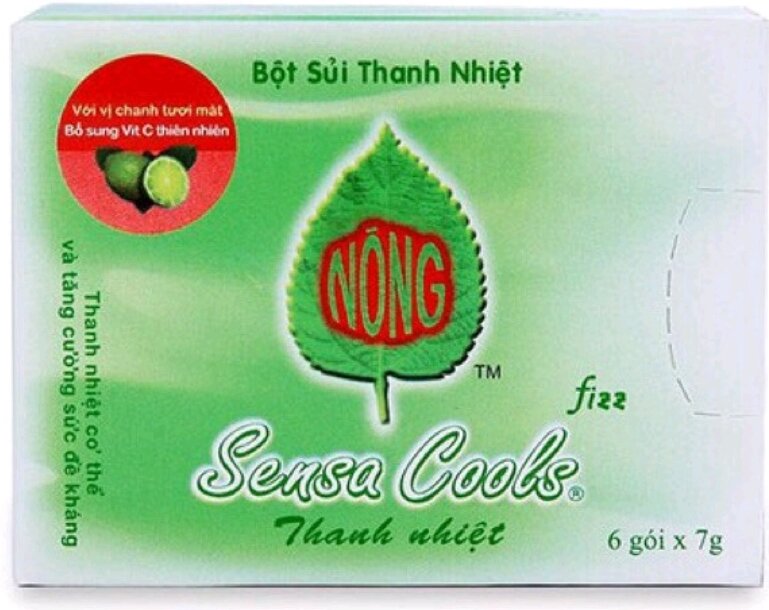 Bột sủi thanh nhiệt Sensacool. H/6 gói.