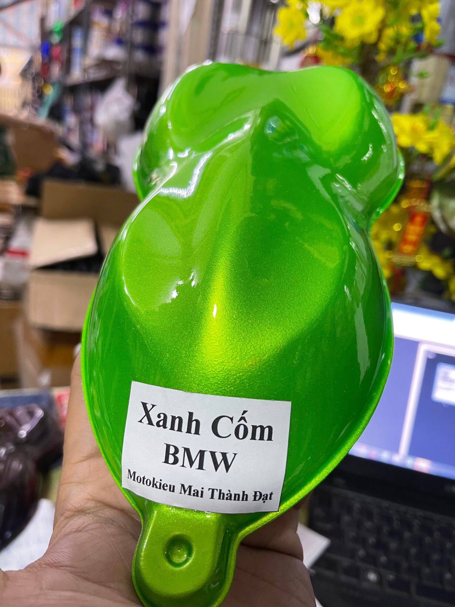 Màu sơn Xanh Cốm BMVV hệ 1K ( Sơn oto xe máy )Maithanhdat
