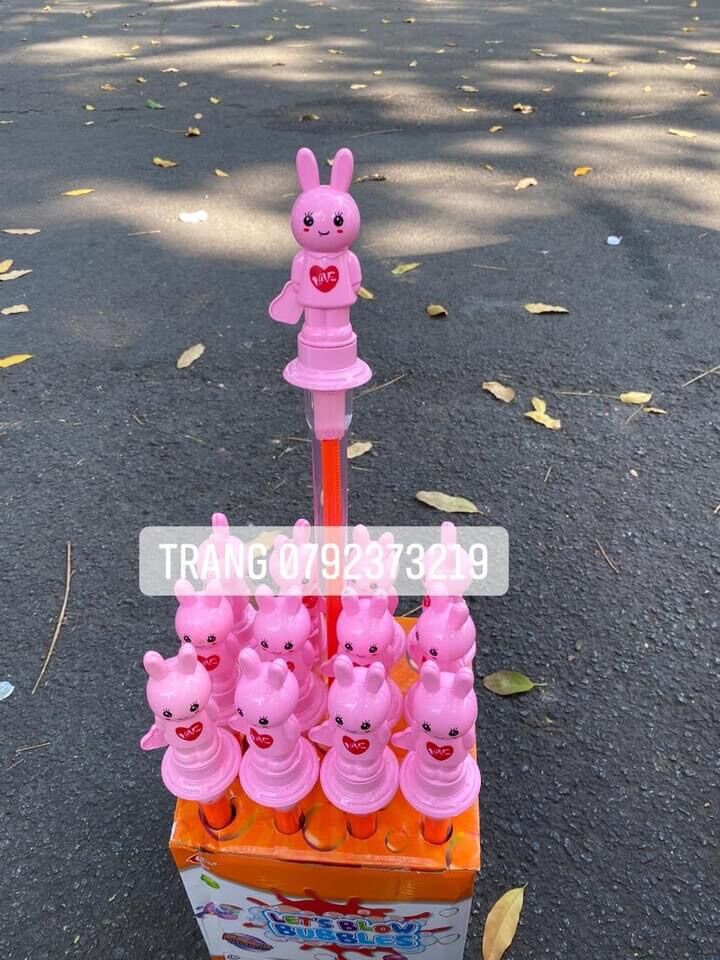 Cây bong bóng xà phòng hình thỏ , đồ thổi bong bóng xà phòng khổng lồ ,  gậy bong bóng xà phòng