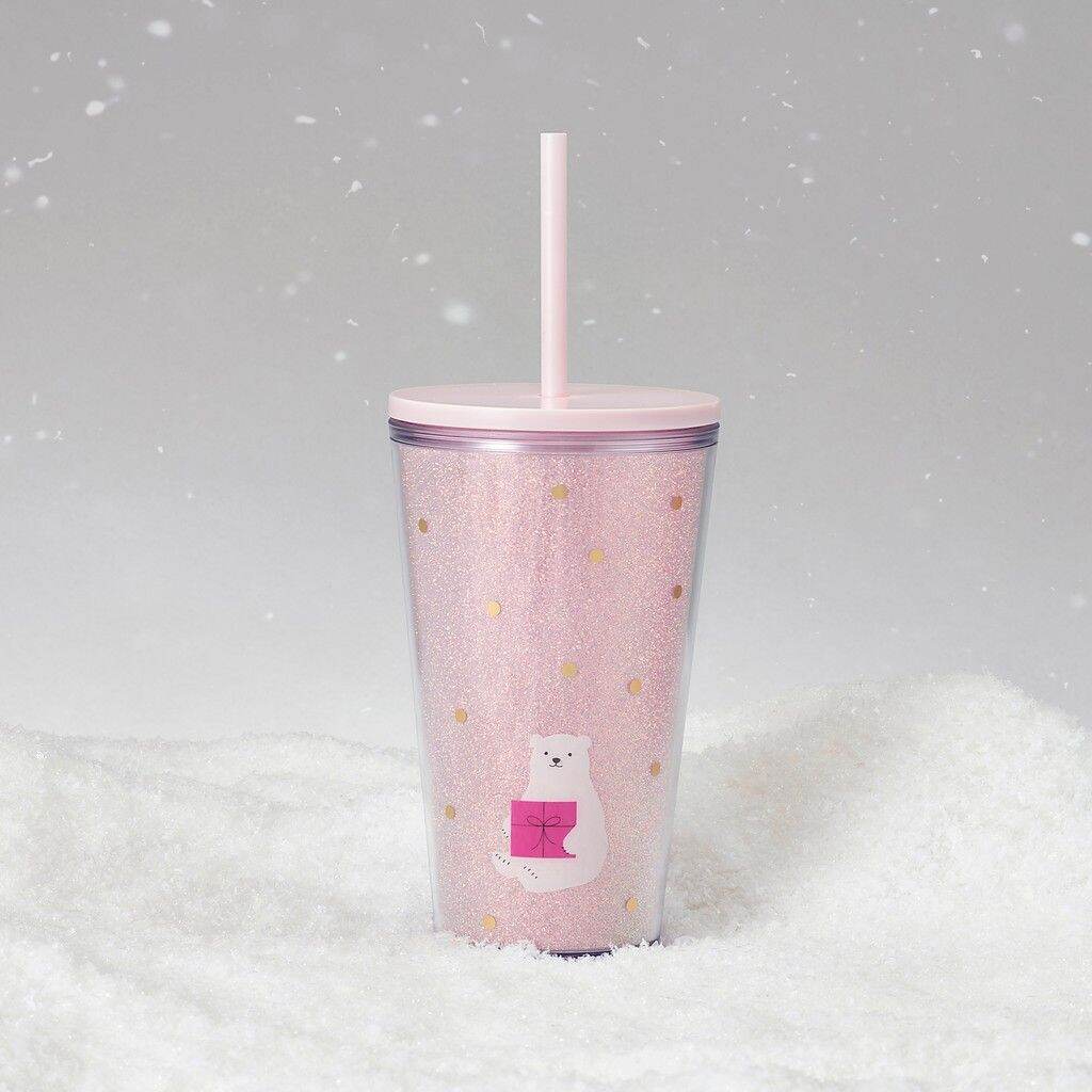 Ly Starbucks Plastic Gift Wrapping Bear 473ml
