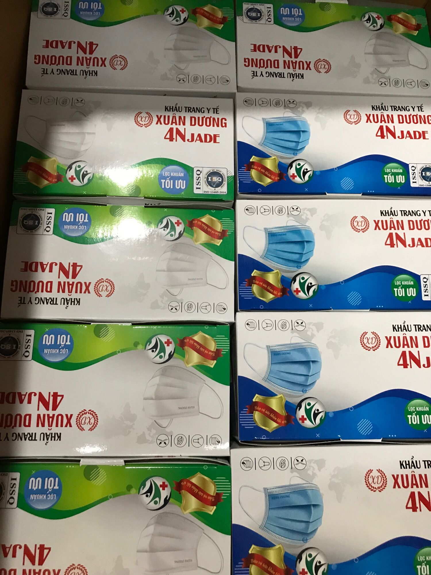 Khẩu trang y tế 4 lớp Xuân Dương