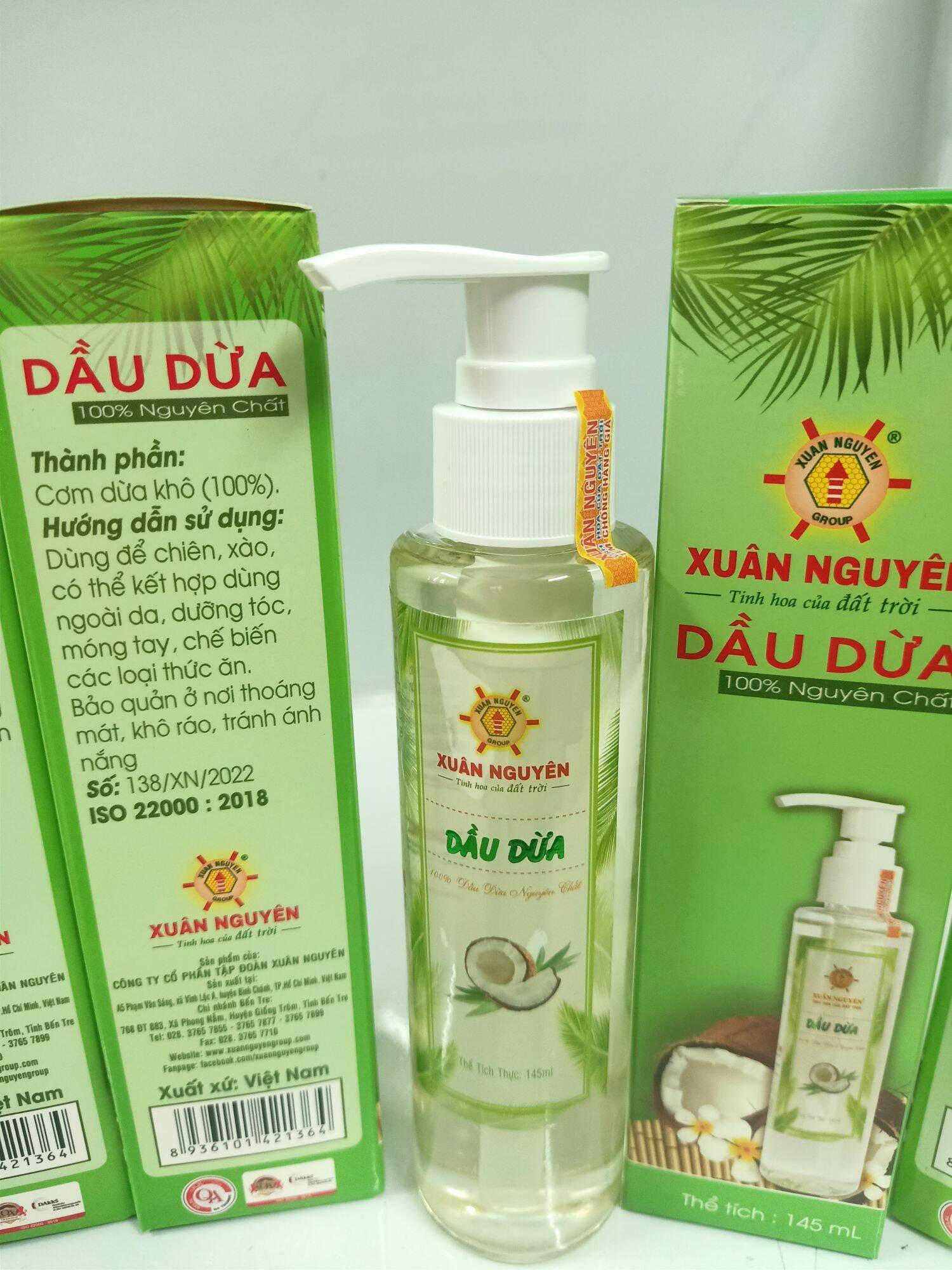 DẦU DỪA NGUYÊN CHẤT XUÂN NGUYÊN