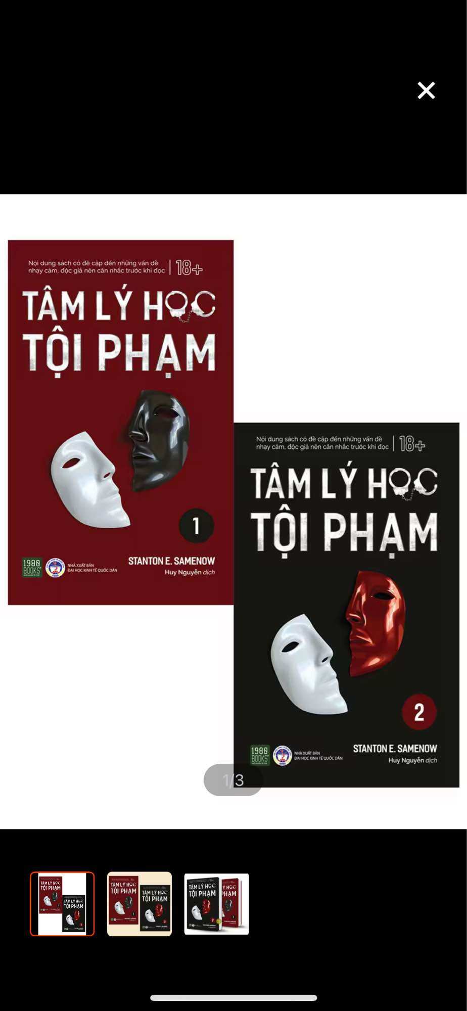 Sách Tâm lý học tội phạm 2 tập