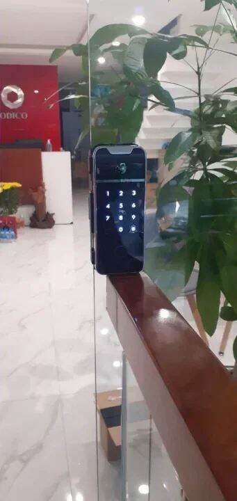 KHÓA VÂN TAY CỬA KÍNH CƯỜNG LỰC
